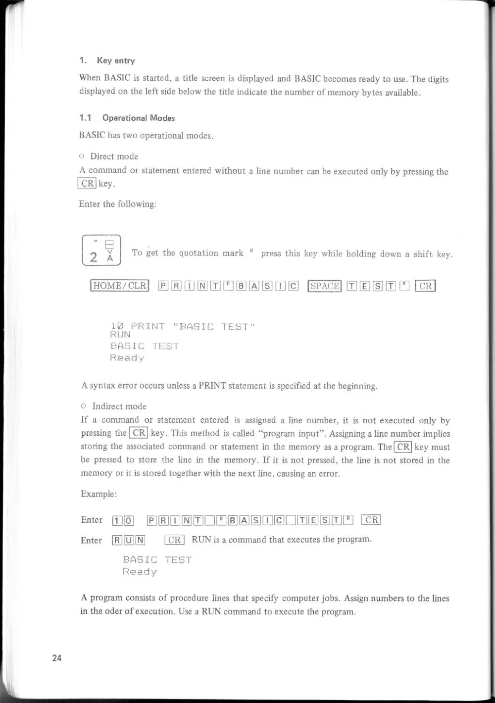 SF-7000 Super Control Station — User's Manual — page 30 of 240, scanned from the printed manual