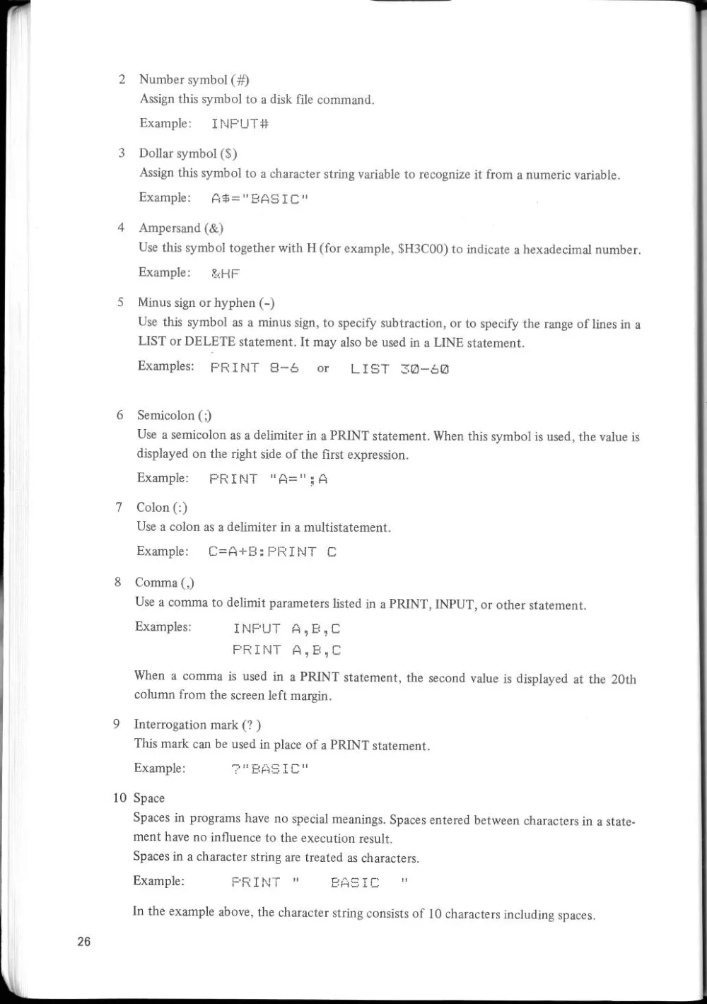 SF-7000 Super Control Station — User's Manual — page 32 of 240, scanned from the printed manual