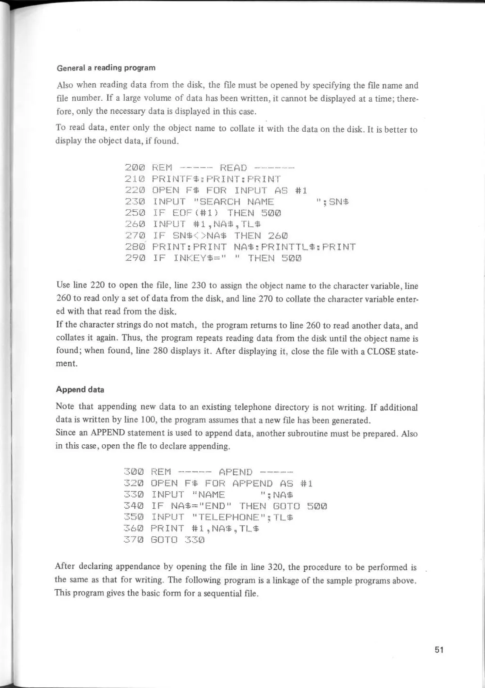 SF-7000 Super Control Station — User's Manual — page 57 of 240, scanned from the printed manual
