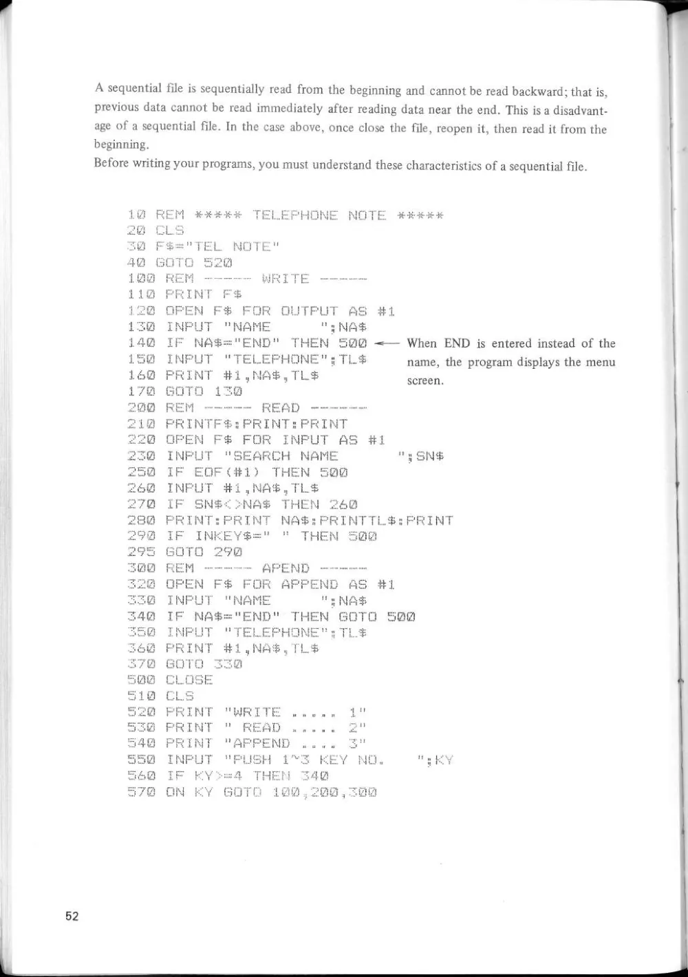 SF-7000 Super Control Station — User's Manual — page 58 of 240, scanned from the printed manual