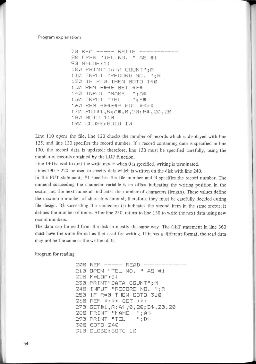 SF-7000 Super Control Station — User's Manual — page 60 of 240, scanned from the printed manual