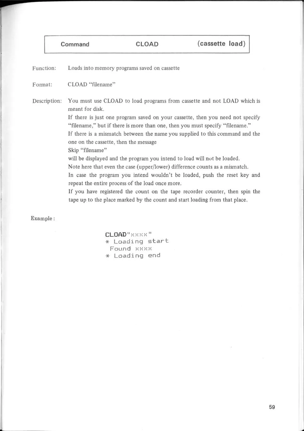 SF-7000 Super Control Station — User's Manual — page 65 of 240, scanned from the printed manual