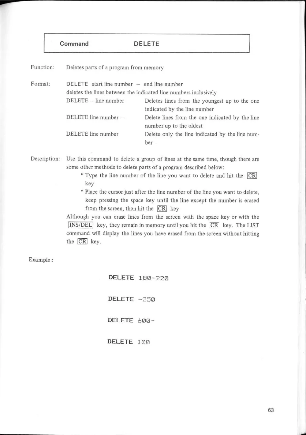 SF-7000 Super Control Station — User's Manual — page 69 of 240, scanned from the printed manual