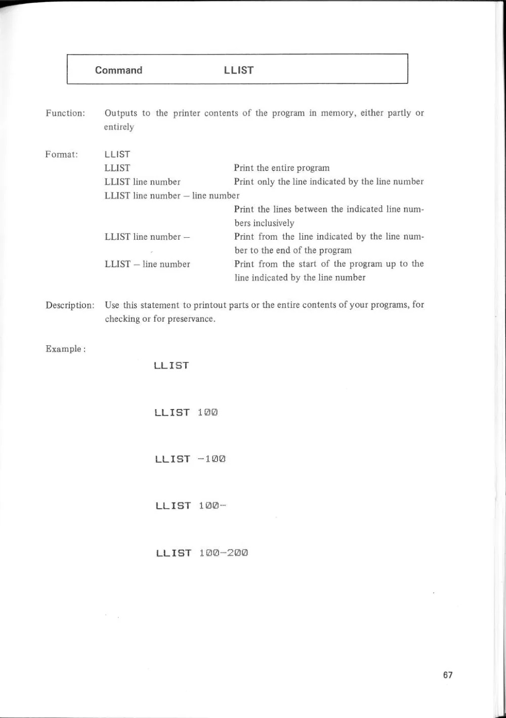 SF-7000 Super Control Station — User's Manual — page 73 of 240, scanned from the printed manual