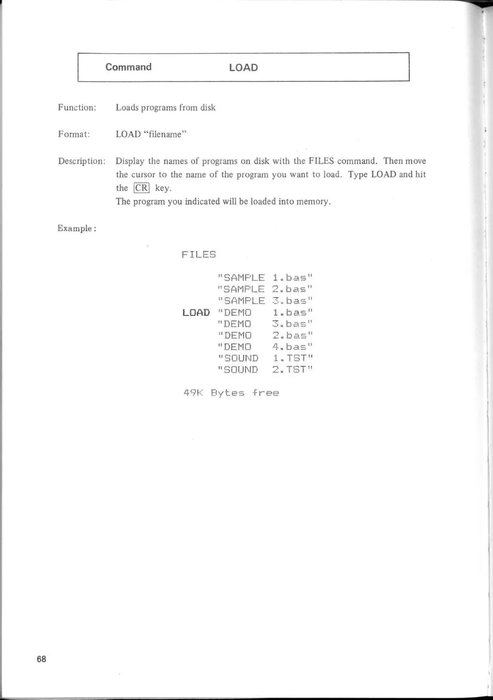 SF-7000 Super Control Station — User's Manual — page 74 of 240, scanned from the printed manual