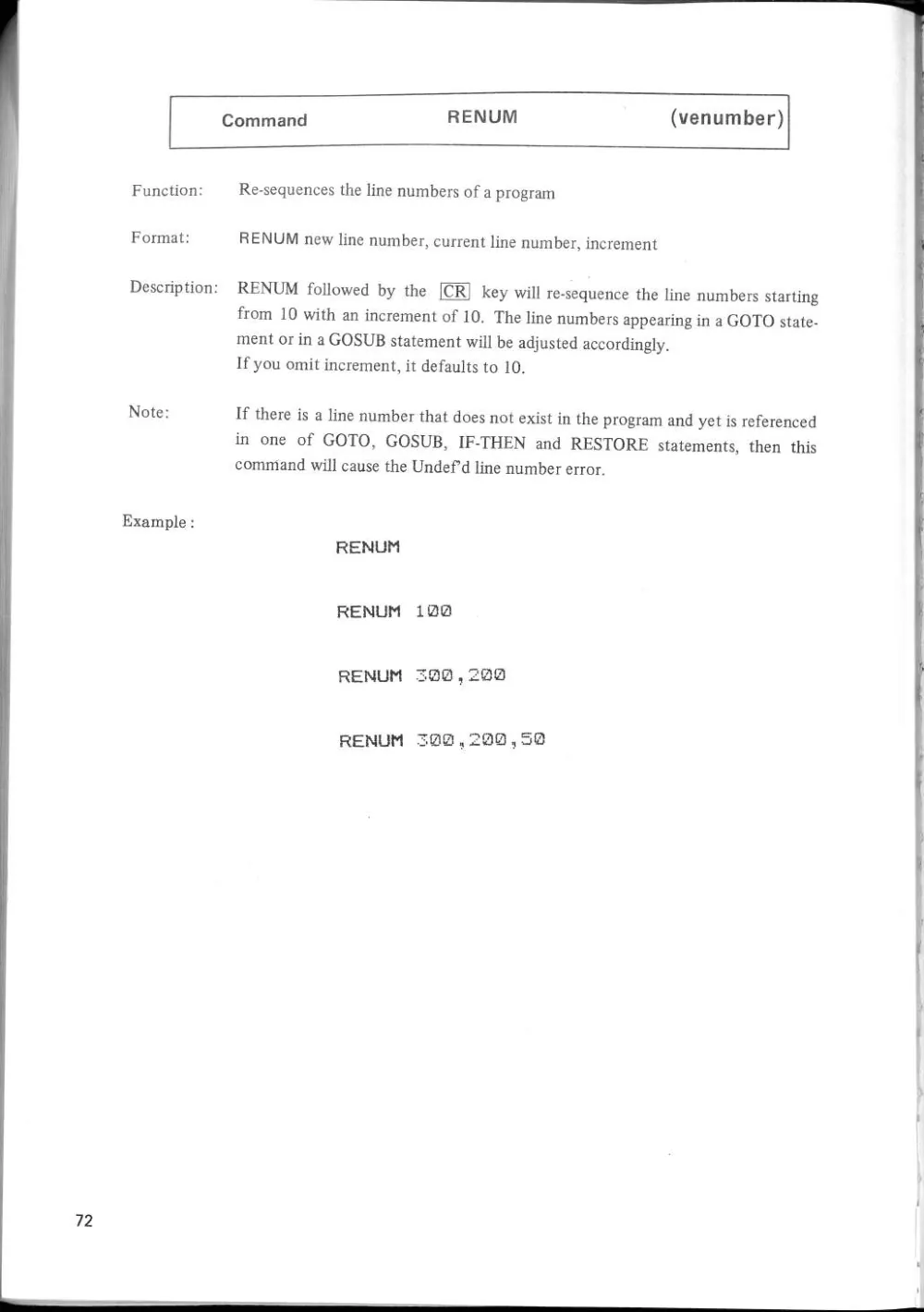 SF-7000 Super Control Station — User's Manual — page 78 of 240, scanned from the printed manual