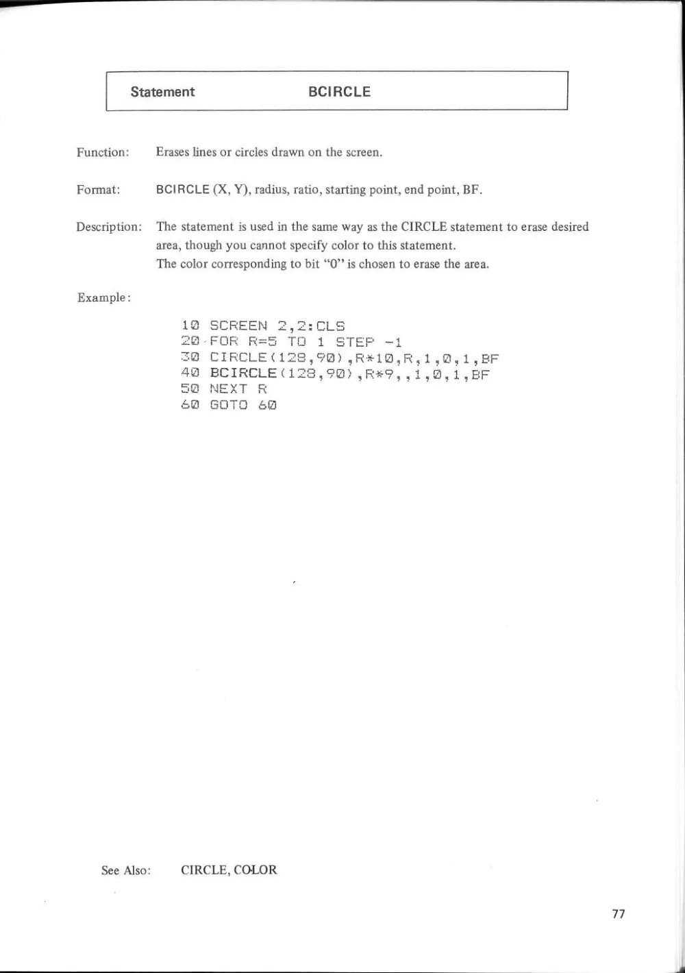 SF-7000 Super Control Station — User's Manual — page 83 of 240, scanned from the printed manual