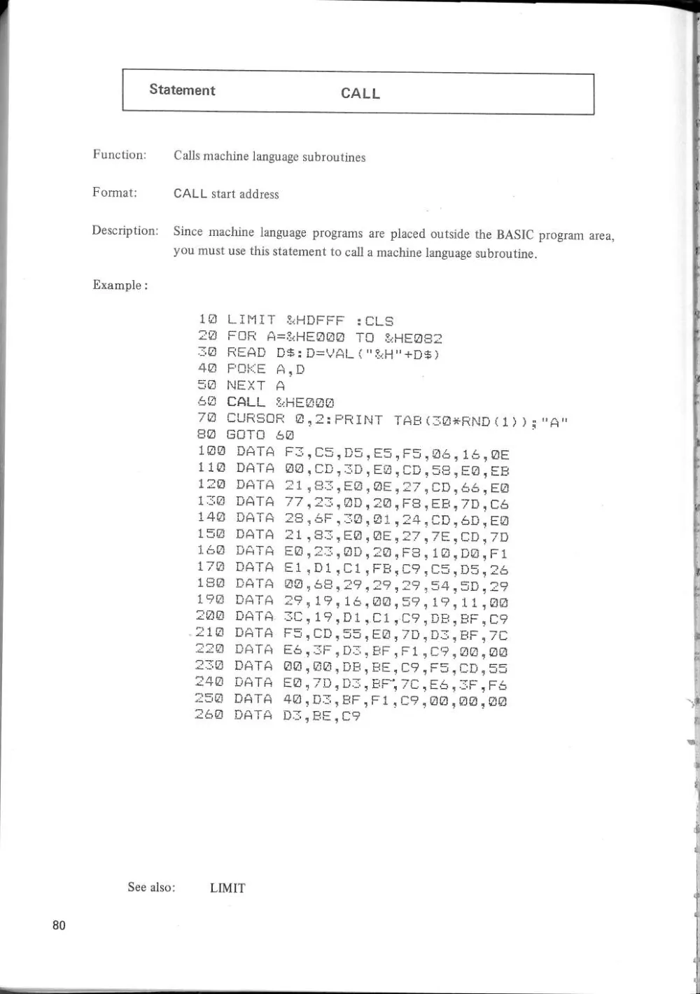 SF-7000 Super Control Station — User's Manual — page 86 of 240, scanned from the printed manual