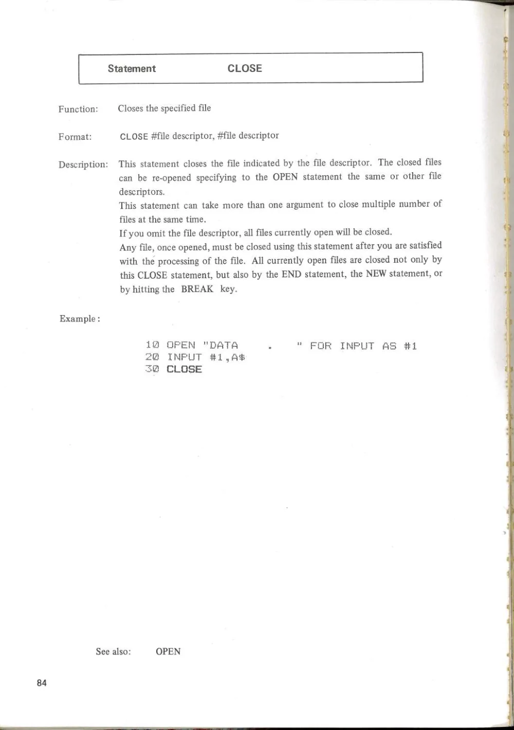 SF-7000 Super Control Station — User's Manual — page 90 of 240, scanned from the printed manual