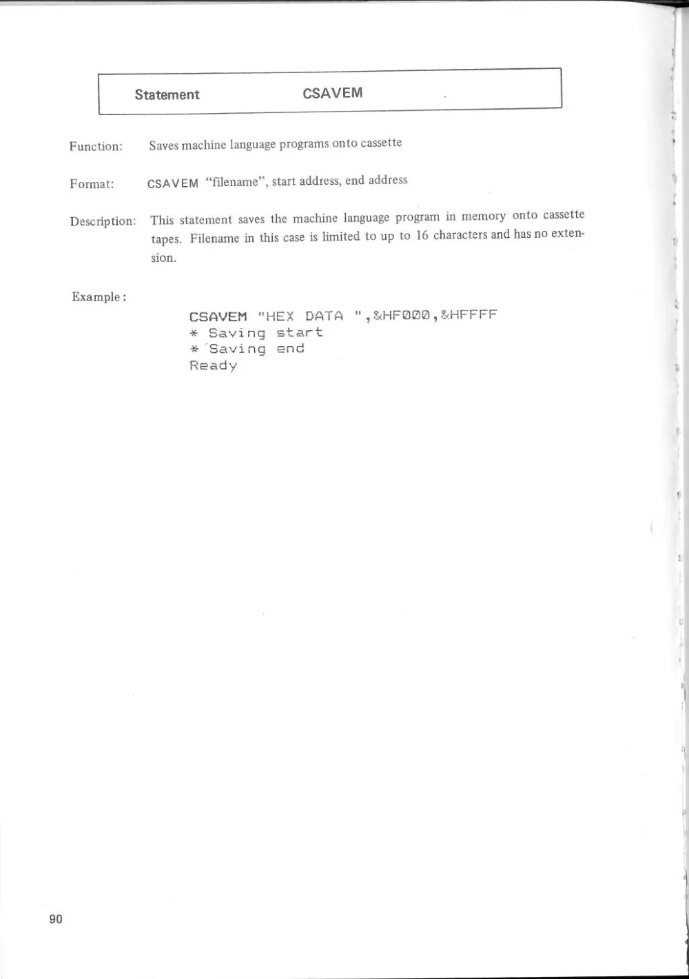SF-7000 Super Control Station — User's Manual — page 96 of 240, scanned from the printed manual