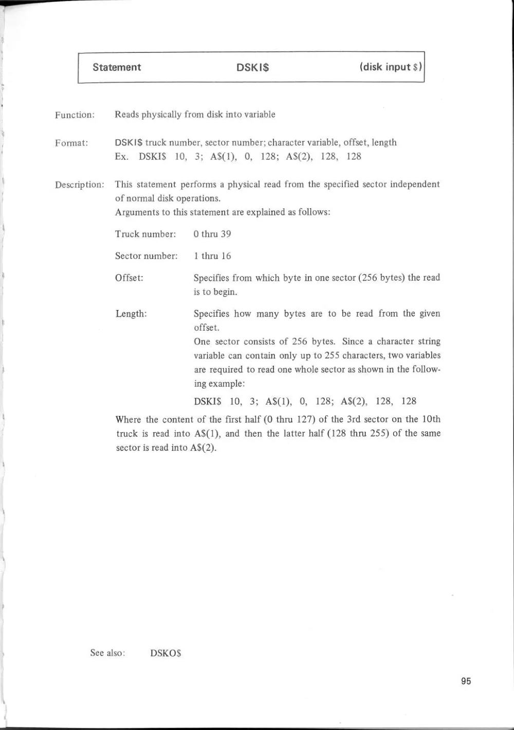 SF-7000 Super Control Station — User's Manual — page 101 of 240, scanned from the printed manual