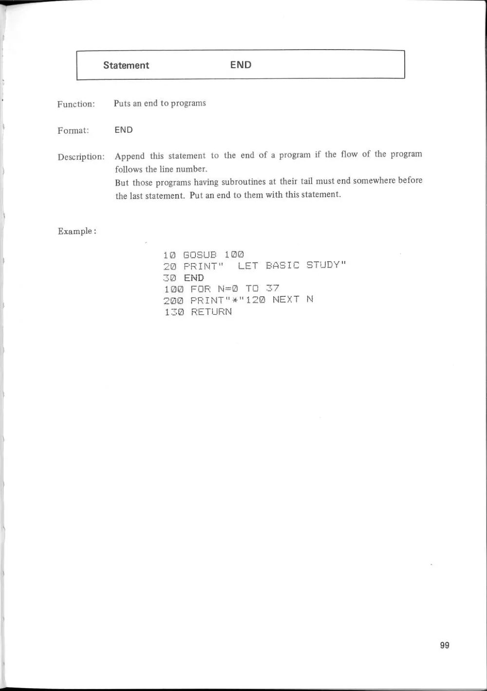 SF-7000 Super Control Station — User's Manual — page 105 of 240, scanned from the printed manual