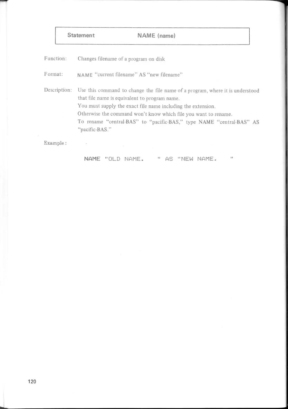 SF-7000 Super Control Station — User's Manual — page 126 of 240, scanned from the printed manual