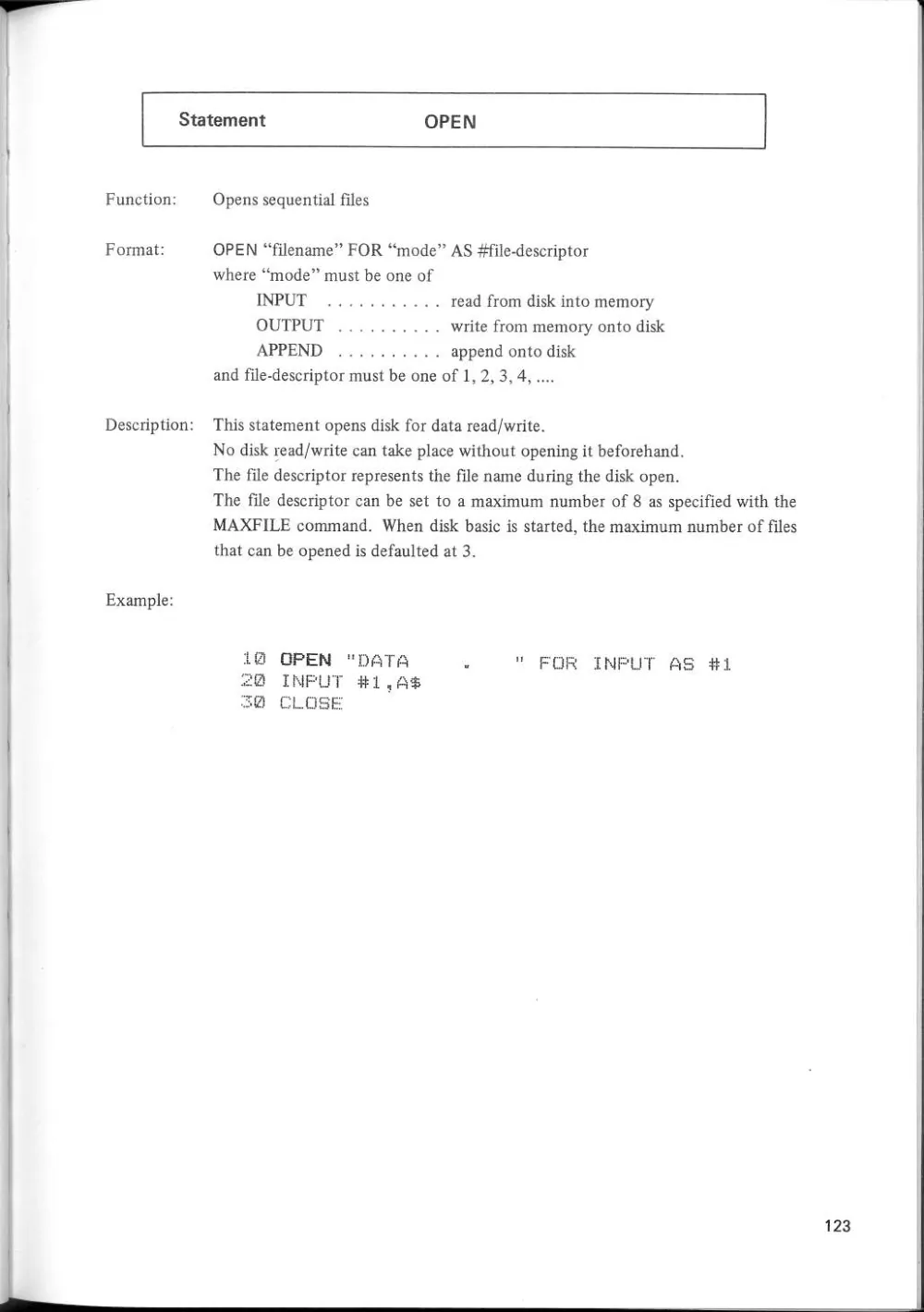 SF-7000 Super Control Station — User's Manual — page 129 of 240, scanned from the printed manual