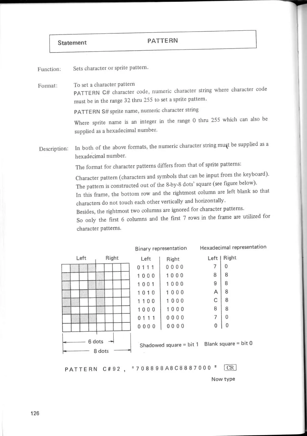 SF-7000 Super Control Station — User's Manual — page 132 of 240, scanned from the printed manual