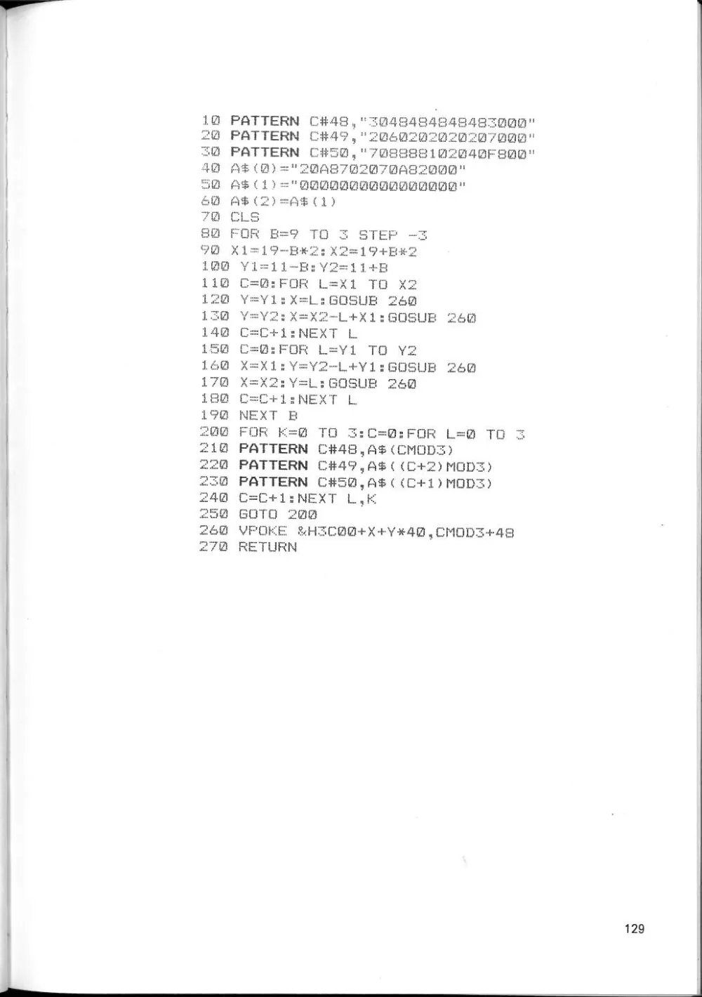 SF-7000 Super Control Station — User's Manual — page 135 of 240, scanned from the printed manual