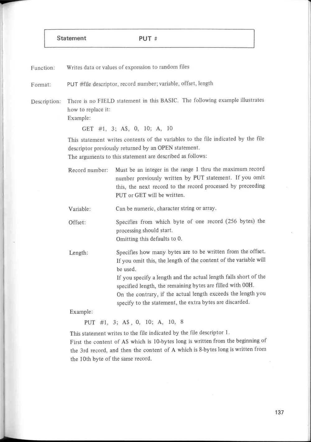 SF-7000 Super Control Station — User's Manual — page 143 of 240, scanned from the printed manual