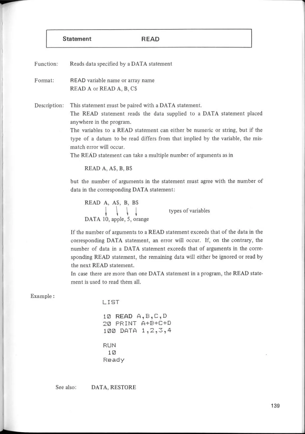 SF-7000 Super Control Station — User's Manual — page 145 of 240, scanned from the printed manual