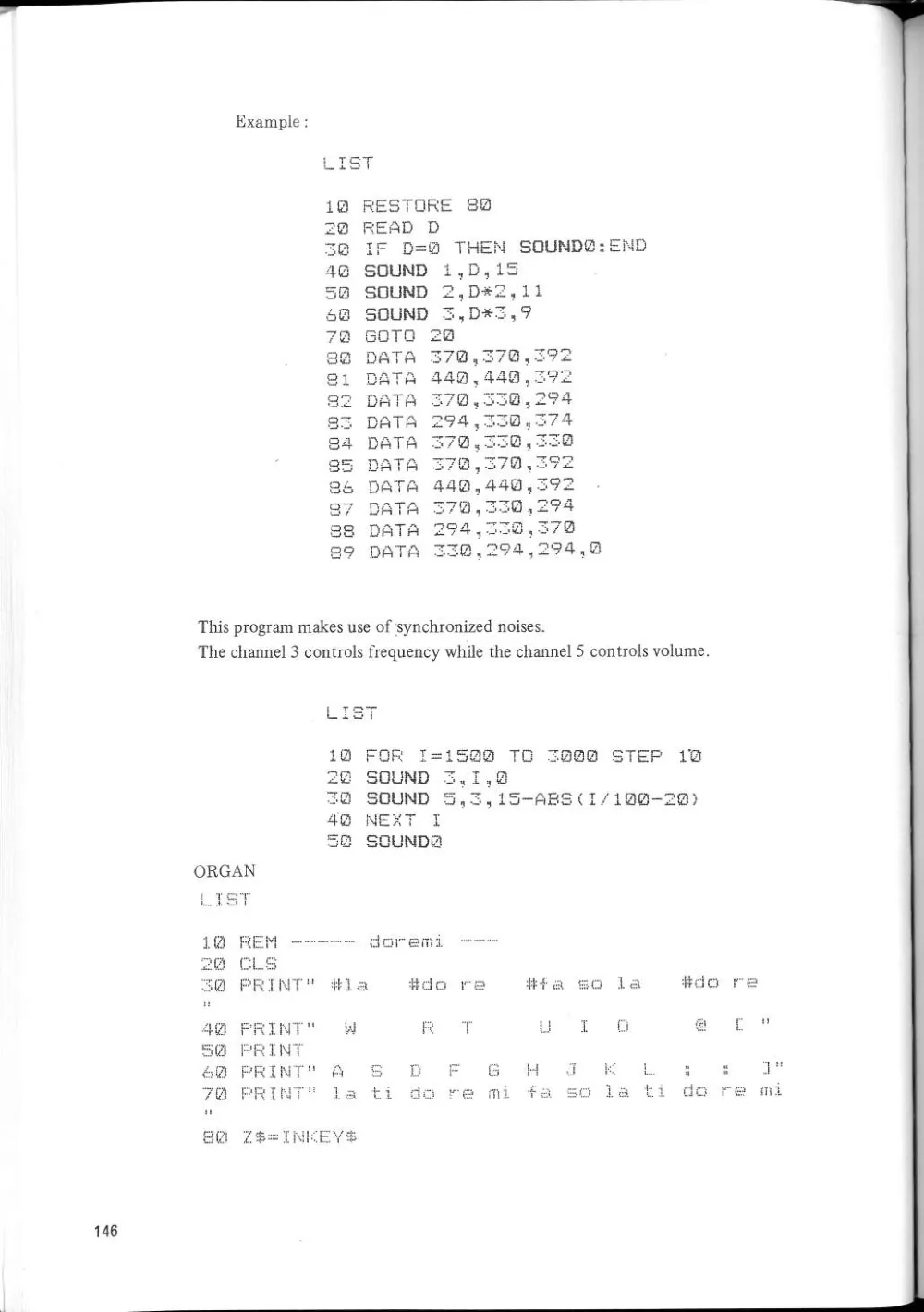 SF-7000 Super Control Station — User's Manual — page 152 of 240, scanned from the printed manual