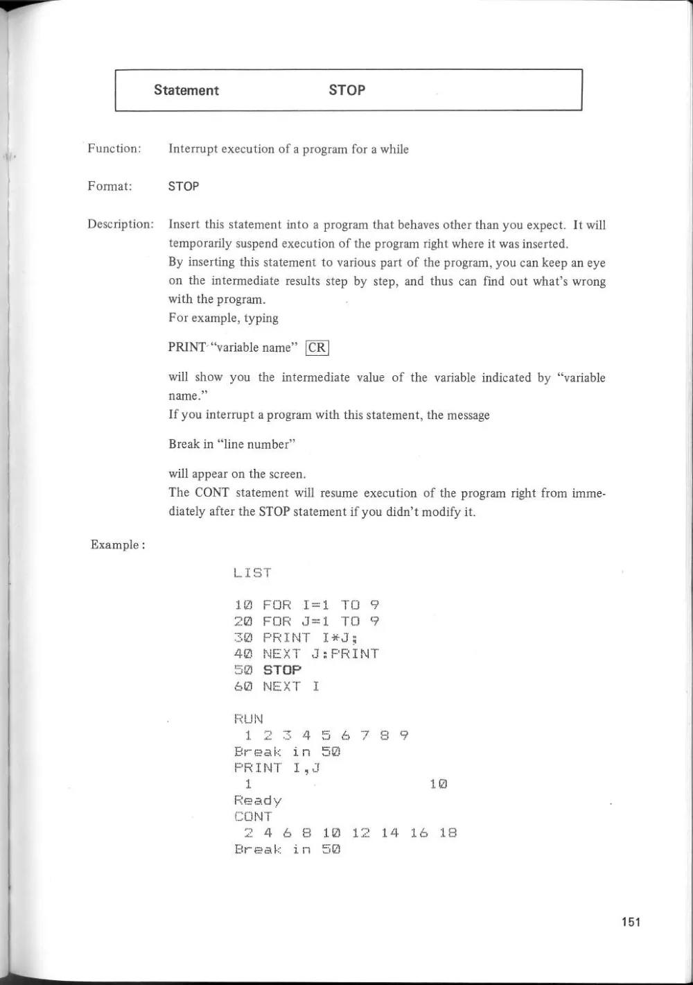 SF-7000 Super Control Station — User's Manual — page 157 of 240, scanned from the printed manual