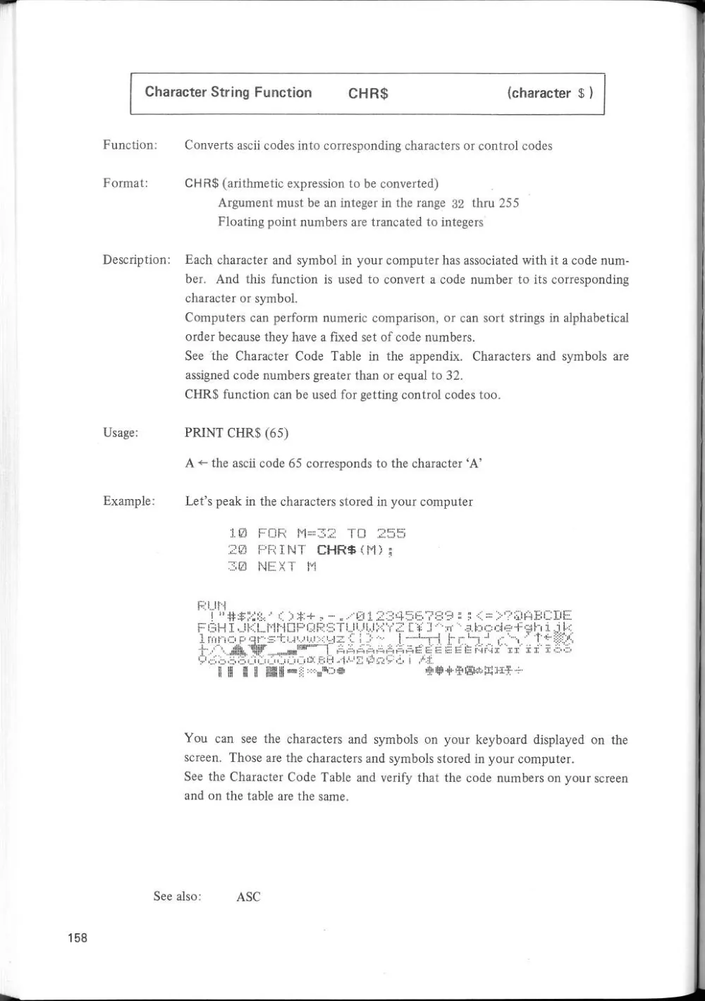 SF-7000 Super Control Station — User's Manual — page 164 of 240, scanned from the printed manual