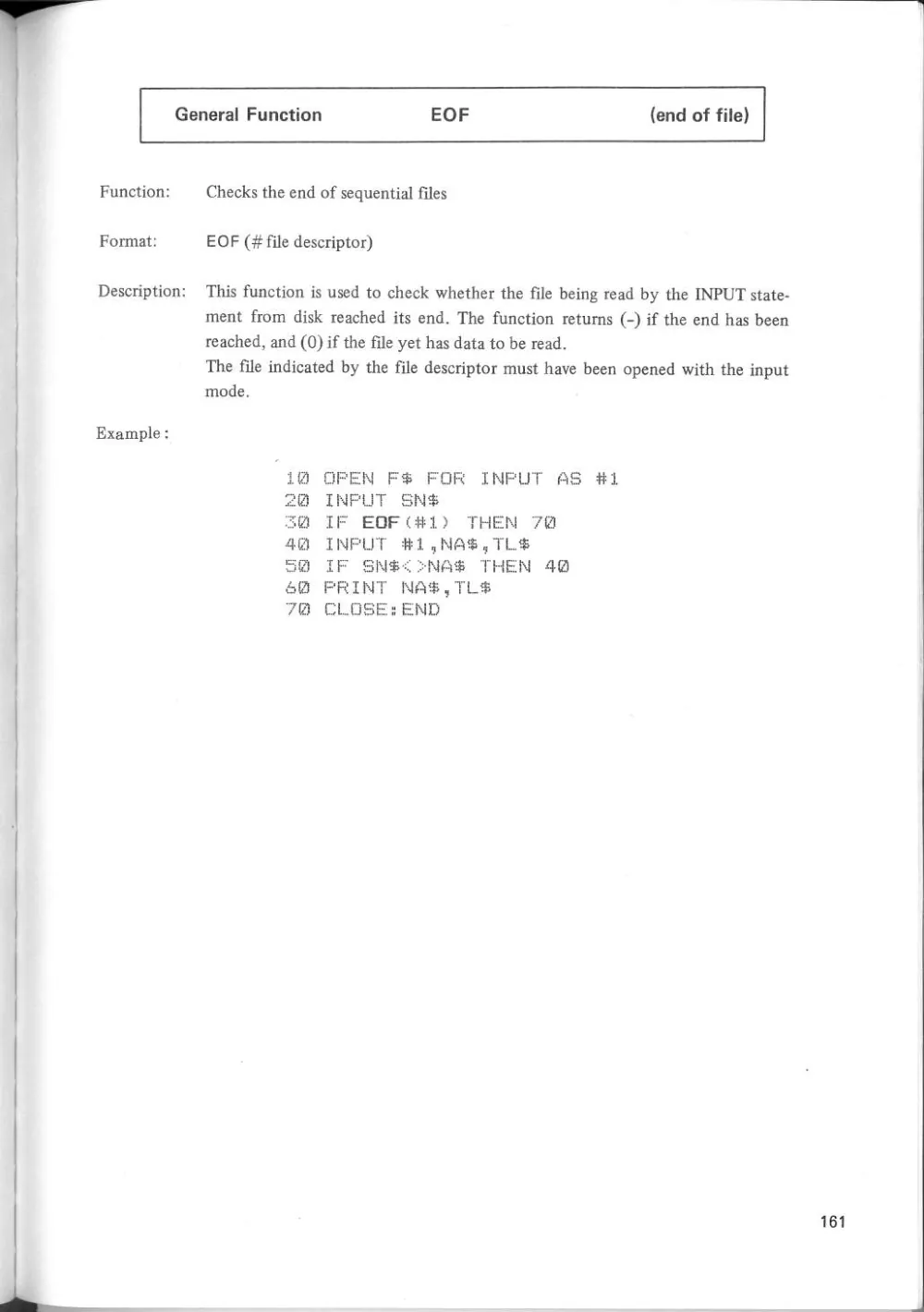 SF-7000 Super Control Station — User's Manual — page 167 of 240, scanned from the printed manual