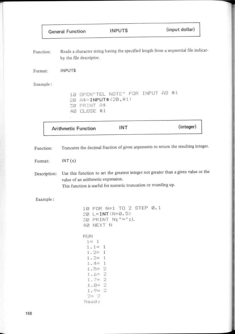 SF-7000 Super Control Station — User's Manual — page 172 of 240, scanned from the printed manual