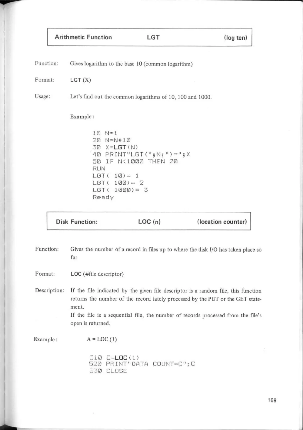 SF-7000 Super Control Station — User's Manual — page 175 of 240, scanned from the printed manual