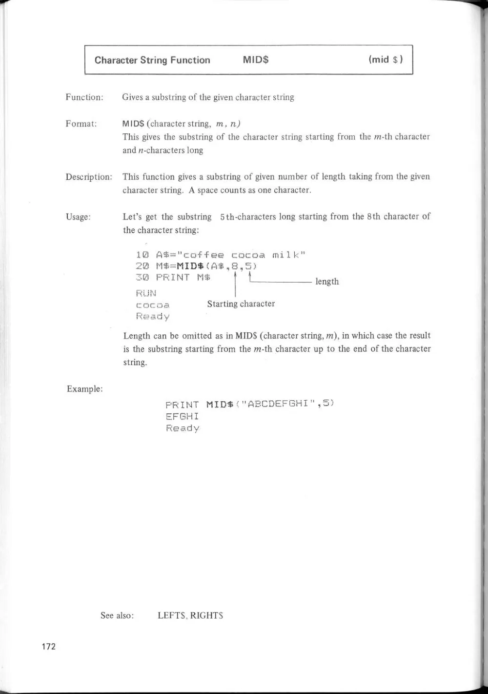 SF-7000 Super Control Station — User's Manual — page 178 of 240, scanned from the printed manual