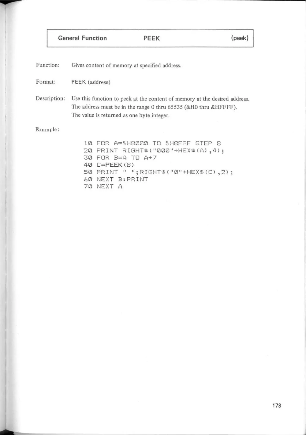 SF-7000 Super Control Station — User's Manual — page 179 of 240, scanned from the printed manual