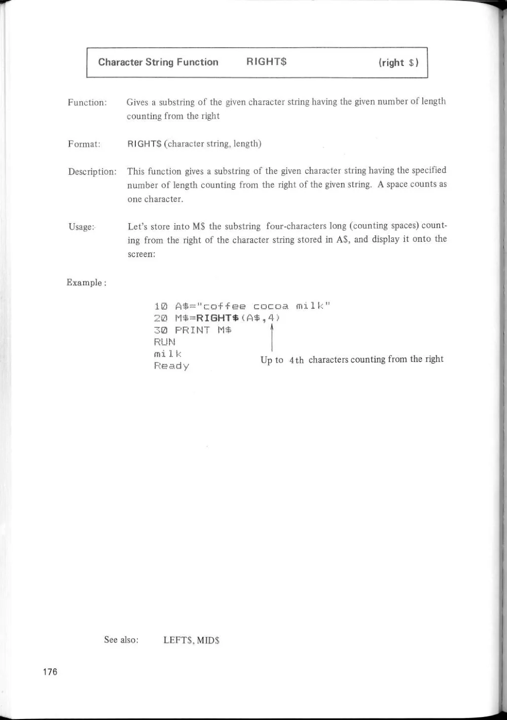 SF-7000 Super Control Station — User's Manual — page 182 of 240, scanned from the printed manual
