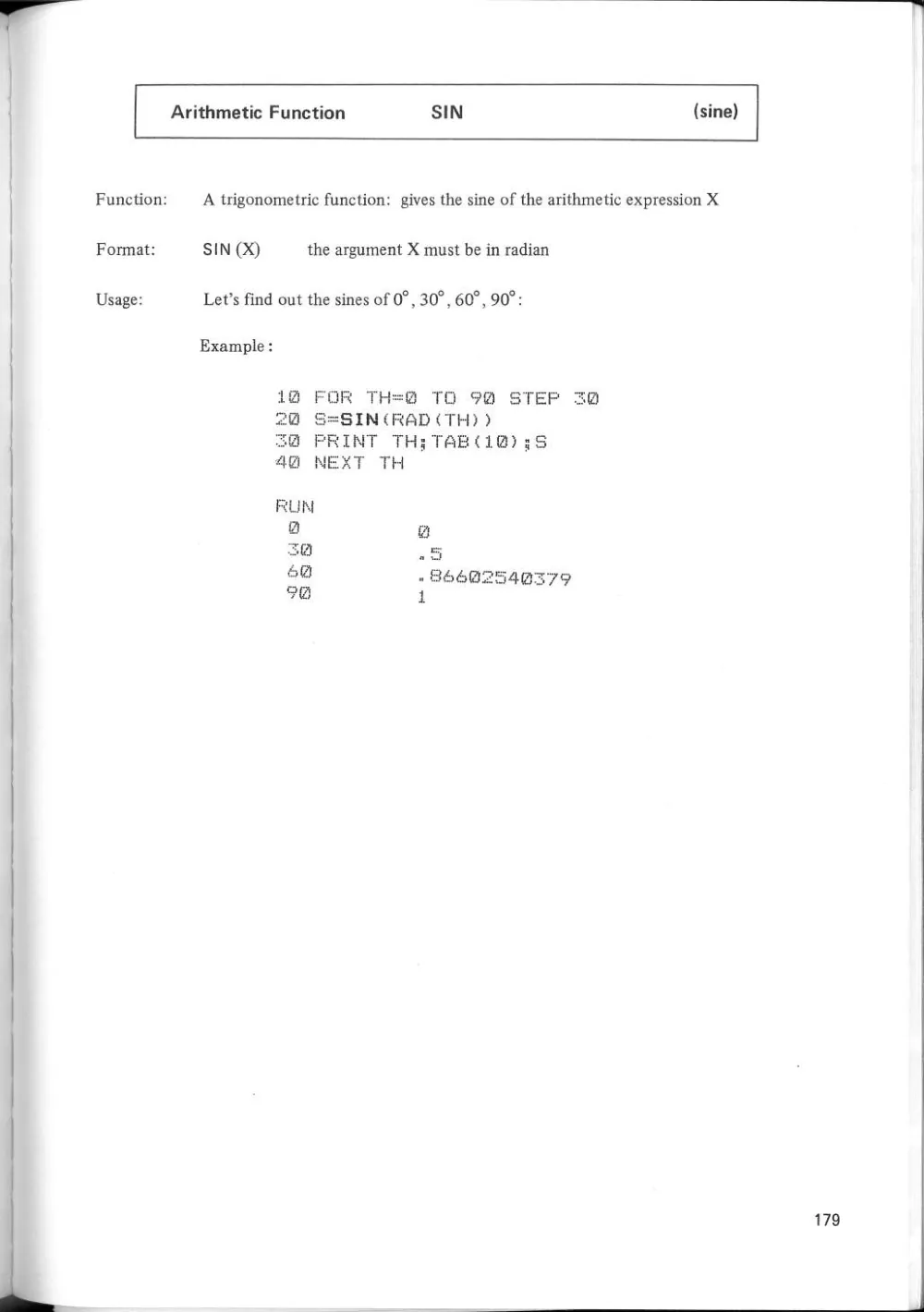 SF-7000 Super Control Station — User's Manual — page 185 of 240, scanned from the printed manual