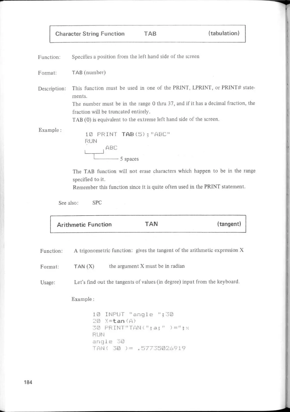 SF-7000 Super Control Station — User's Manual — page 190 of 240, scanned from the printed manual