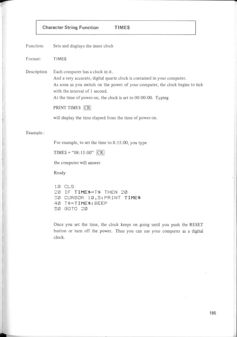 SF-7000 Super Control Station — User's Manual — page 191 of 240, scanned from the printed manual