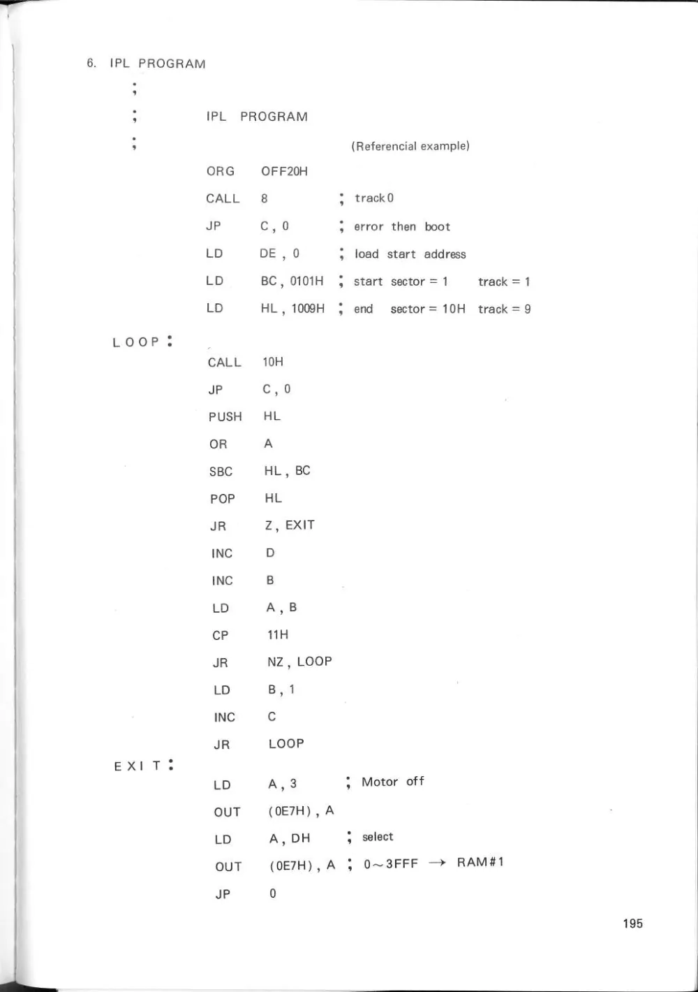SF-7000 Super Control Station — User's Manual — page 201 of 240, scanned from the printed manual