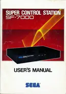SF-7000 Super Control Station — User's Manual — cover of the scanned manual, Sega; 240 pages