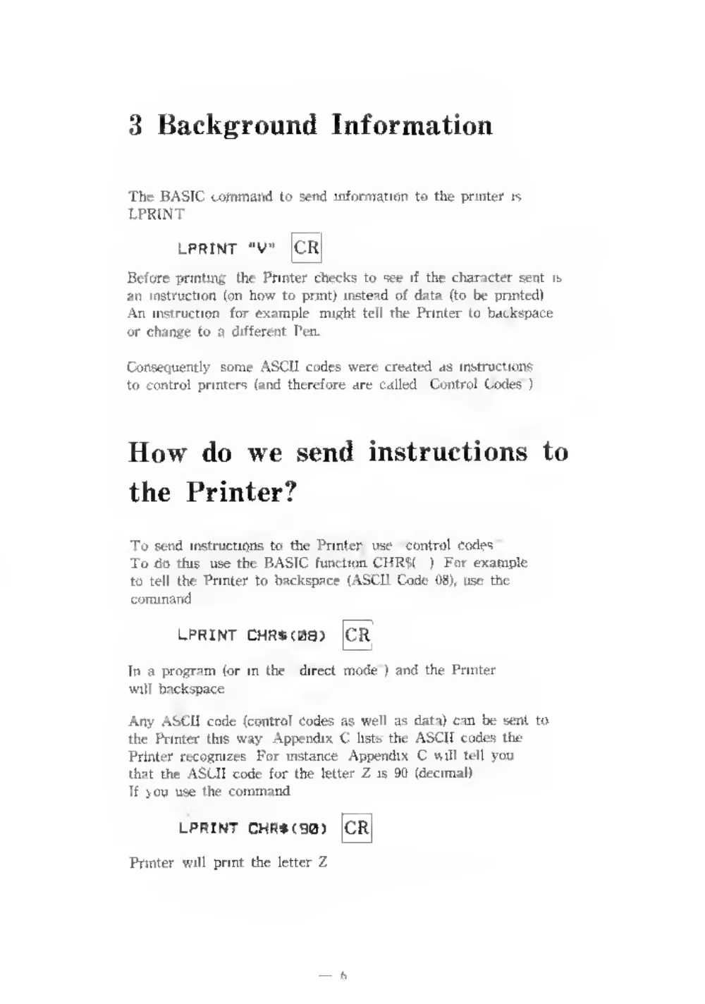 SP-400 4 Color Plotter Printer — page 9 of 32, scanned from the printed manual