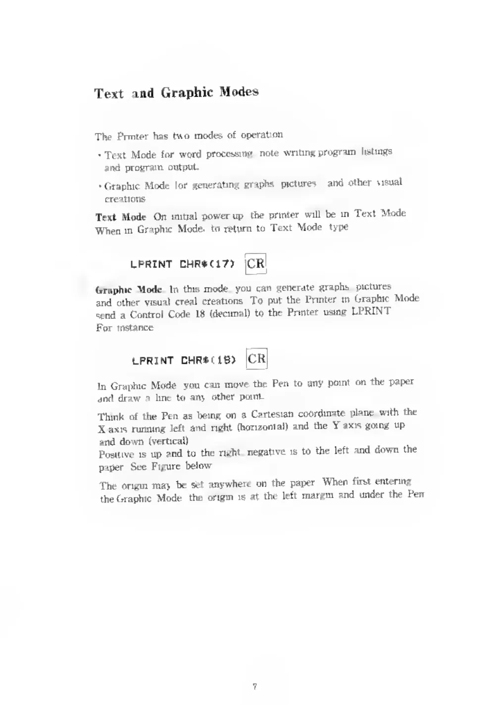 SP-400 4 Color Plotter Printer — page 10 of 32, scanned from the printed manual