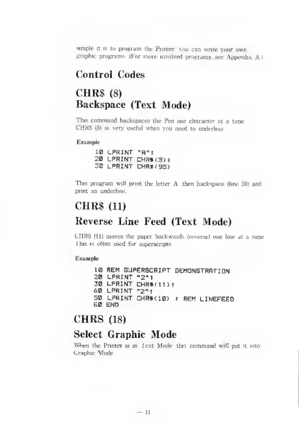 SP-400 4 Color Plotter Printer — page 14 of 32, scanned from the printed manual