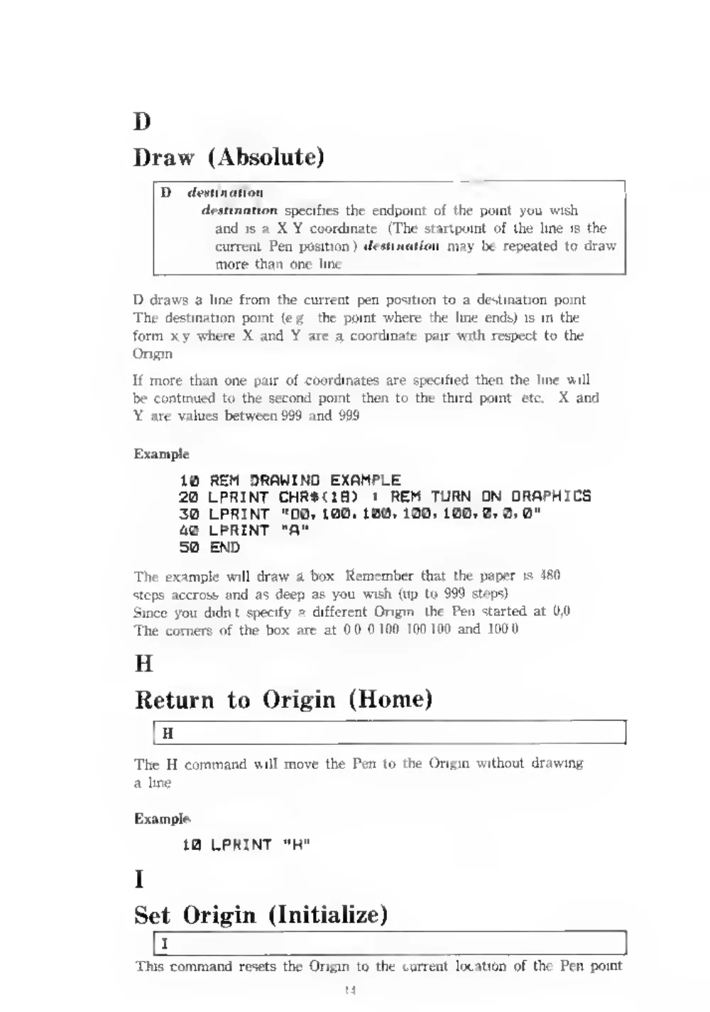 SP-400 4 Color Plotter Printer — page 17 of 32, scanned from the printed manual