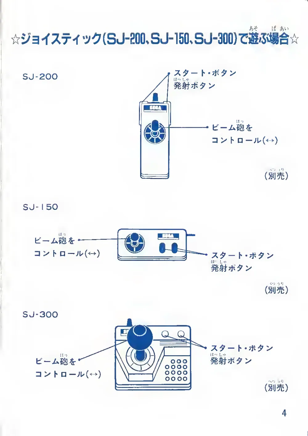 Space Invaders (1985) — page 5 of 12, scanned from the printed manual