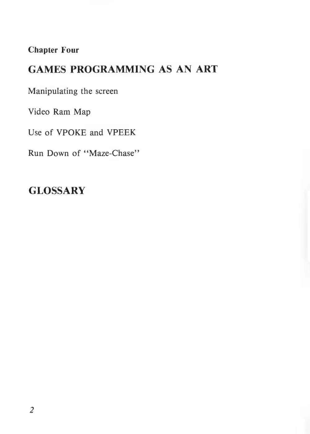 Teach Yourself Basic Games Programming (1984) — page 3 of 71, scanned from the printed manual