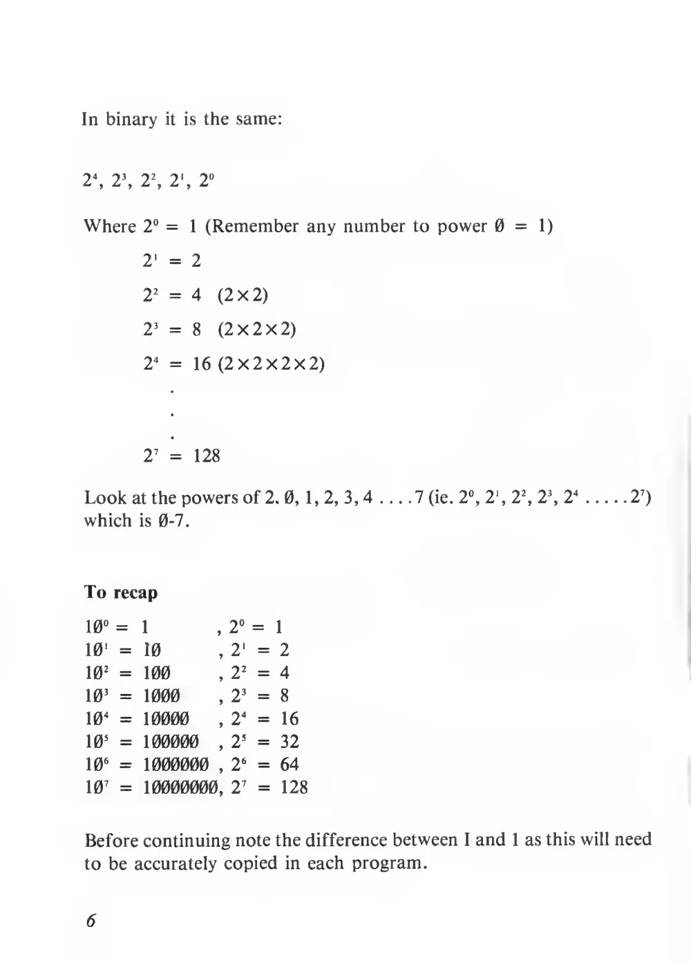 Teach Yourself Basic Games Programming (1984) — page 7 of 71, scanned from the printed manual