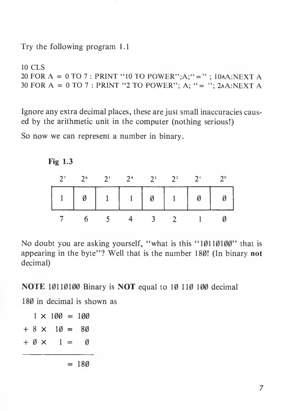 Teach Yourself Basic Games Programming (1984) — page 8 of 71, scanned from the printed manual