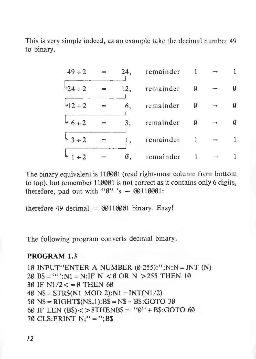 Teach Yourself Basic Games Programming (1984) — page 13 of 71, scanned from the printed manual