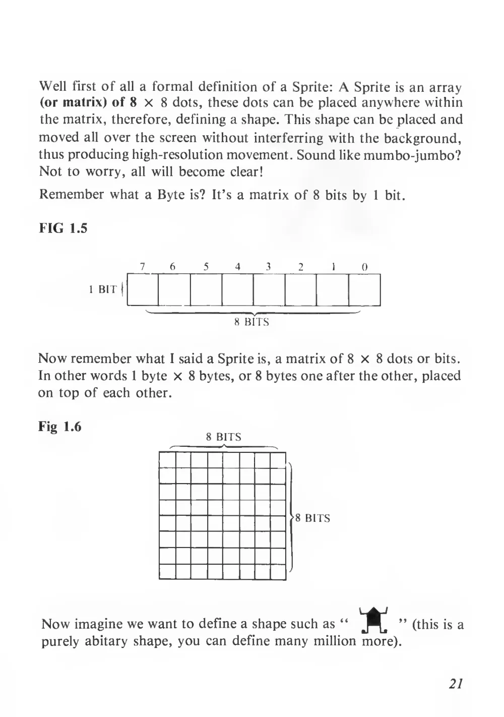 Teach Yourself Basic Games Programming (1984) — page 22 of 71, scanned from the printed manual