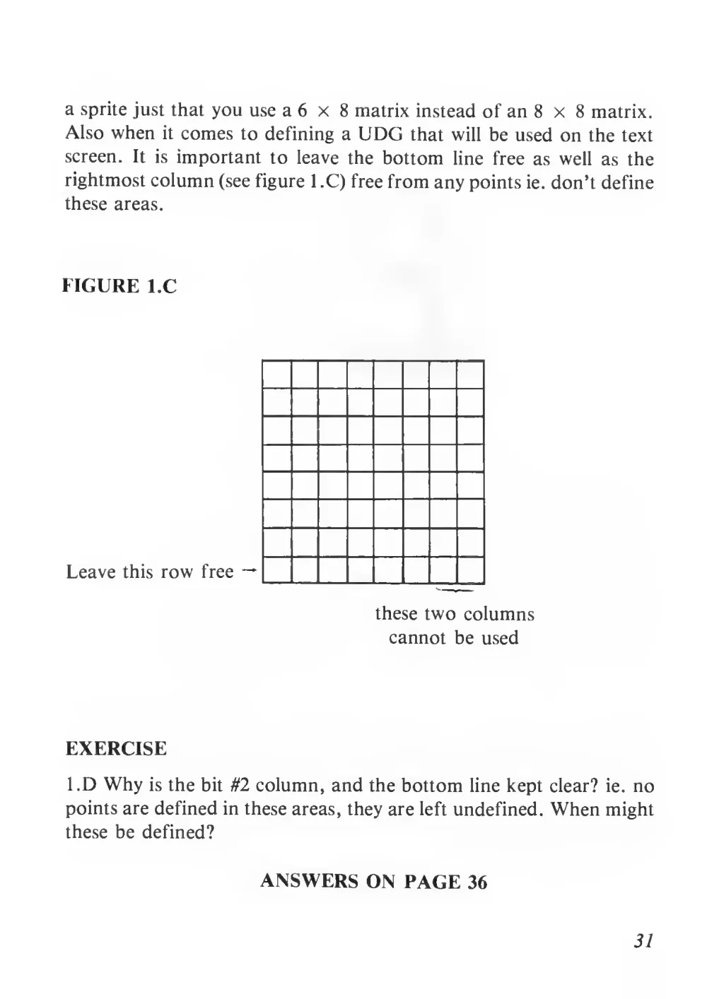 Teach Yourself Basic Games Programming (1984) — page 32 of 71, scanned from the printed manual