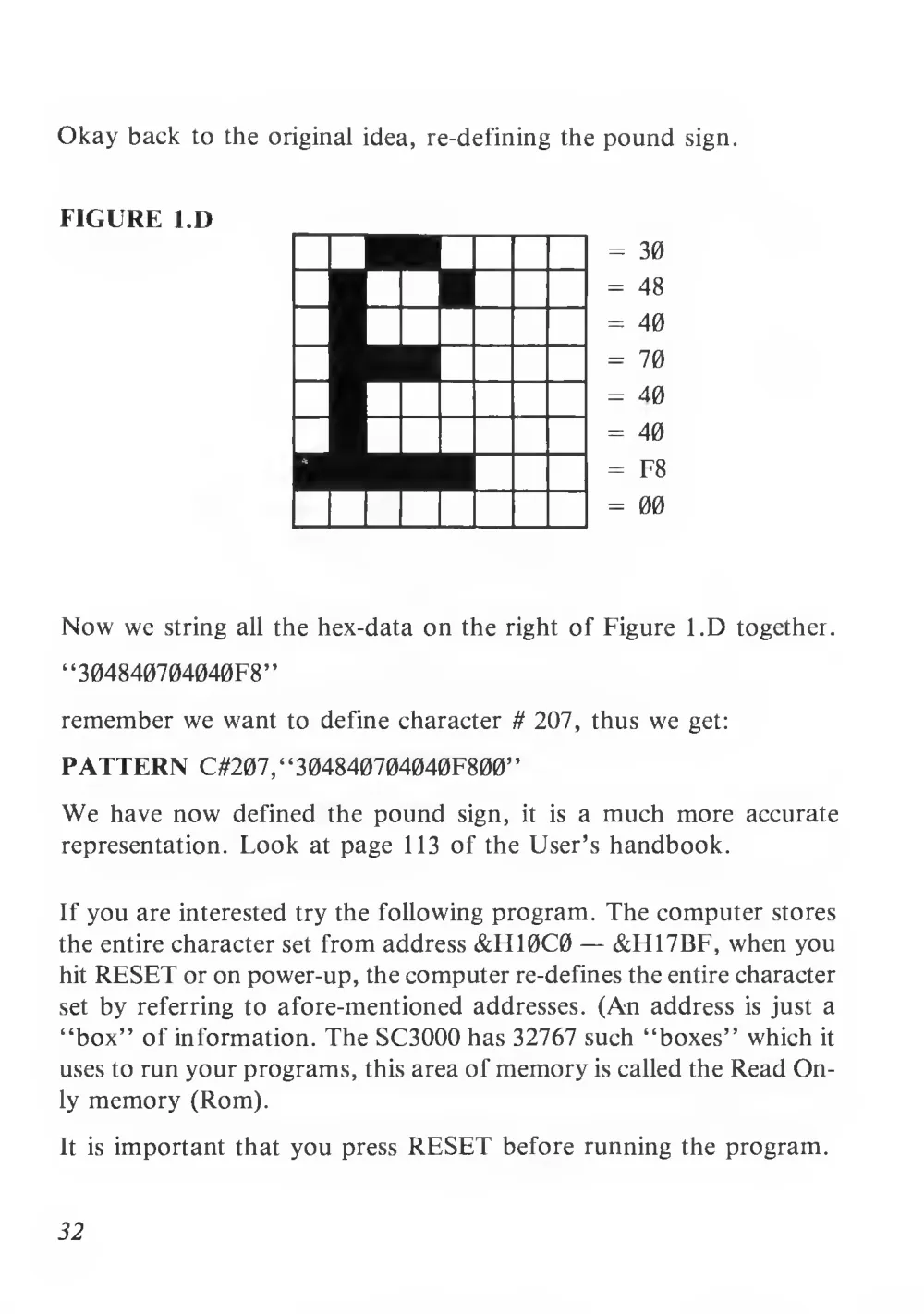 Teach Yourself Basic Games Programming (1984) — page 33 of 71, scanned from the printed manual