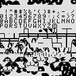 Graphics stored in the ROM of Congo Bongo — click to see it full size Graphics stored in the ROM of Congo Bongo