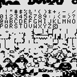 Graphics stored in the ROM of Congo Bongo — click to see it full size Graphics stored in the ROM of Congo Bongo